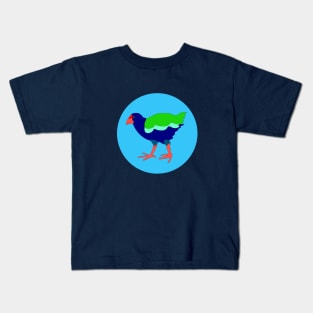 NZ Bird Takahe Kids T-Shirt